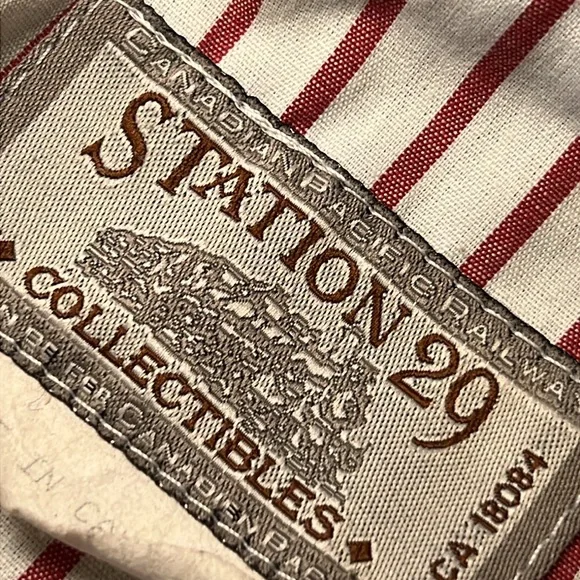 CP Rail Denim Varsity Jacket. Canadian Pacific railway Vintage Jacket. Medium - Picture 11 of 16